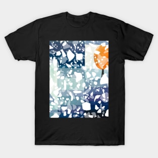 Abstract art - blue graphic design T-Shirt